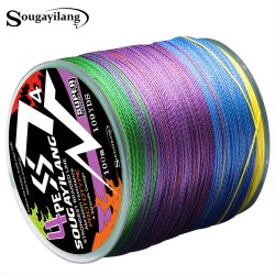 Sougayilang 4 Strands Pe Braided Fishing Line - Strong Durable And Long-lasting - Available In 109YDS 328YDS And 546YDS