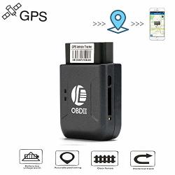 Gps Tracker Winnes Obdii Real Time MINI Gps Tracker Car Vehicle Tracking System Gps Locator With App For Ios & Android Schwarz