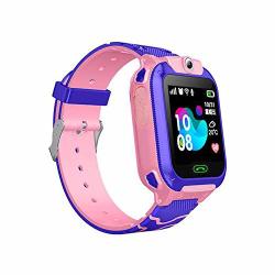 2019 Kids Smartwatch Positioning Gps Tracker Sos Anti-lost With Camera Flashlight Smart Watch Phone Call Pink