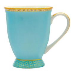 Maxwell & Williams Kasbah Turquoise 300ML Footed Mug