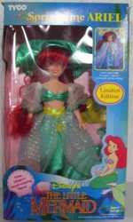 Disney's The Little Mermaid Ariel Doll Springtime Ariel New In The Box Tyco 1991