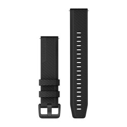 Garmin Quick Release Band 20 Mm - Black With Black Stainless Steel Hardware