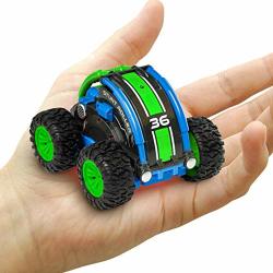 Power Your Fun Stunt Roller MINI Remote Control Car For Kids - Fast MINI Stunt Rc Car Rc Toy Car 360 Flips Tricks And
