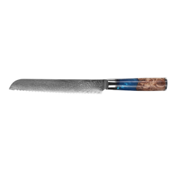 Premium 7 5 Bread Knife W Resin Handle & Damascus Blade