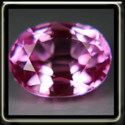 15.95ct Stunning Power Pink Brazilian Topaz Vvs 1 - Flawless Diamond Faceted Oval Irradiated