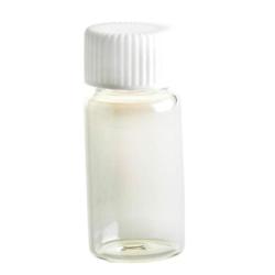 10ML Clear Glass Vial 18 Neck With Screw Cap - White 18 410