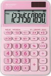 Sharp EL-M335 Desktop Calculator Pink