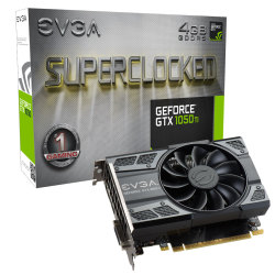 EVGA Geforce GTX 1050 TI Sc 4GB Graphics Card