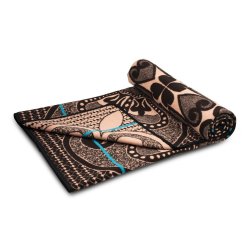 Victoria Blanket Morena Brown With Salmon 155X165CM