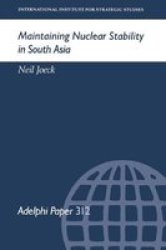 Maintaining Nuclear Stability in South Asia Adelphi series