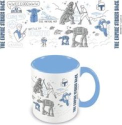 Star Wars The Empire Strikes Back Coloured Inner Ceramic Mug 315ML