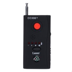 CC308 Wireless Signal Metal Detector Multi Function Camera Bug GSM Alarm System Wifi Gps Laser 1MHZ