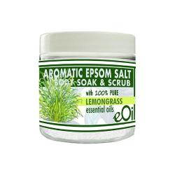 Epsom Bath Salts Lemongrass Aromatic Body Soak & Scrub 200 Ml