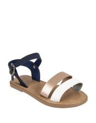 Leather Recycled Double Strap Sandals Size 12-6