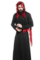 red and black devil costume