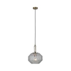 Eurolux Parma Pendant Bronze - Clear Glass