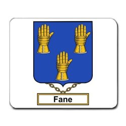 Fane Family Crest Coat Of Arms Mouse Pad