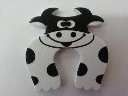 Foam Door Stop - Black N White Cow