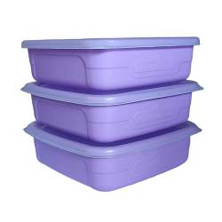 Food Saver Set Regal 400ML Lilac 3 Pack Bpa-free