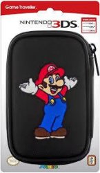 Big Ben Official Embroided Mario Nintendo Carry Bag: Black Nds