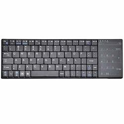 Jxh Wireless Chargeable Bluetooth Touch Keyboard Ergonomic Design Compact And Light Weight For PC Notebook Smart Tv Htpc Android Tv Box Etc.