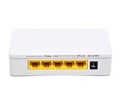 Icreatin 5 Ports 65W Power Over Ethernet Poe Switch With 4 POE+1 Uplink 10 100MBPS 4-PORTS