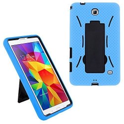Samsung Galaxy Tab 4 Case By Kiq Tm Drop Protection Hybrid Case Full Body Silicone Plastic Cover For Samsung Galaxy Tab 4 7" SM-T230