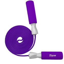 Ziyue Jump Rope For Premium Quality- Best For Boxing And Fitness Mma Fitness Training - Rope Skipping - Frosted Rope Violet Upgrade