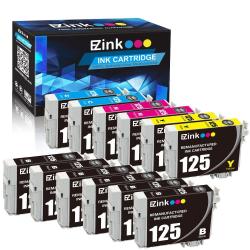 E-Z Ink Tm Remanufactured Ink Cartridge Replacement For Epson 125 T125 To Use With Stylus NX125 NX127 NX230 NX420 NX530 NX625 Workforce 320 323 325