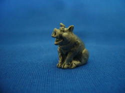The Laughing Pig - Pewter Animal Ornament