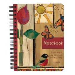 The Lord Is My Strength And My Song" Ps 118:14 - Wirebound Notebook