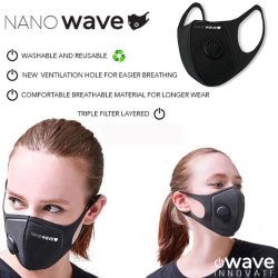 Huracan Nanowave GB2626-2006 Verified Respirator Reusable Mask -