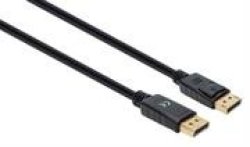 8K @ 60HZ Displayport 1.4 Cable -displayport Male To Male 1 M 3 Ft. Supports 4K@120HZ Hdr Gold-plated Contacts Pvc Jacket With Latches