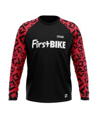 Firstbike Little Rider - Kiddies Technical Jersey - Red - 2-3 Years