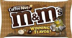 M&m's Coffee Nut Peanut Chocolate Candy Winning Flavor 10.20 Ounce Bag Pack Of 10