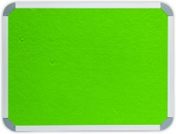 Info Board Aluminium Frame - 1200 1200MM - Lime Green