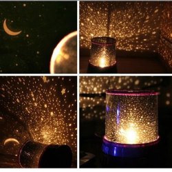 Color Twilight Stars Star Master Beauty Projector Night Light Lamp - Sleep Help