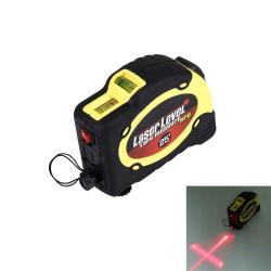 Laser Level With Tape Measure Pro 25 Feet & Belt Clip Can Be Attached To Tripod Yellow
