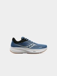 Saucony Mens Ride 16 Blue silver Running Shoes