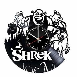 Shrek Vinyl Record Wall Clock Shrek Wall Art Shrek Wall Decor Shrek Gifts Shrek Nursery