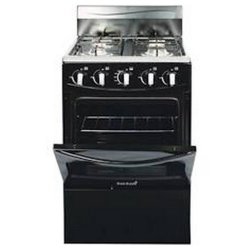Totai 4 Bnr Gas Stove+oven With Ffd-black