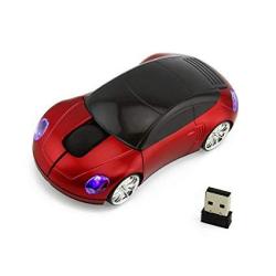 Firstmemory Car Mouse 2.4G Wireless Cool Car Optical Mouse Computer Mouse Office Mouse USB Gaming Mouse With Receiver F