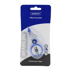 Marlin Office Essentials Correction Tape 6M 1'S Pack Of 12