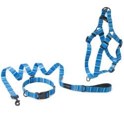 West Coast Blues Collar Lead And Harness Bundle - Small