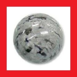 Snowflake Obsidian - Round Cabochon - 0.66CTS
