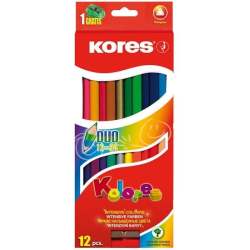 Kolores Duo 12 Colouring Pencils