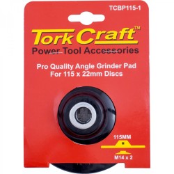 Tork Craft Angle Grinder Pad For 115 X 22mm Discs M14 X 2