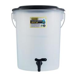 Addis 20L Bucket Clear With Lid And Tap