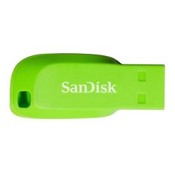 Sandisk Cruzer Blade 16GB USB2.0 Electric Green Flash Drive SDCZ50C-016G-B35GE