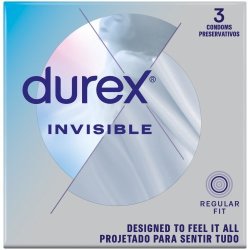 Durex Invisible Condoms Regular Fit 3S